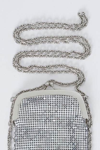 Pampilles Fringed Chainmail Preowned Shoulder Bag