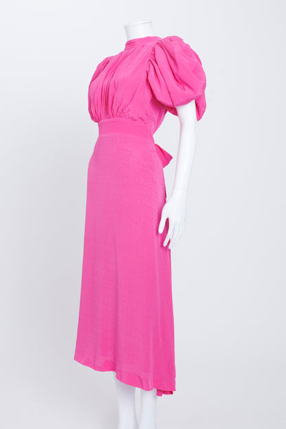Hot Pink Noon Dress
