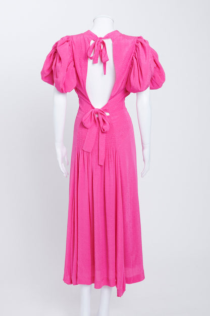Hot Pink Noon Dress