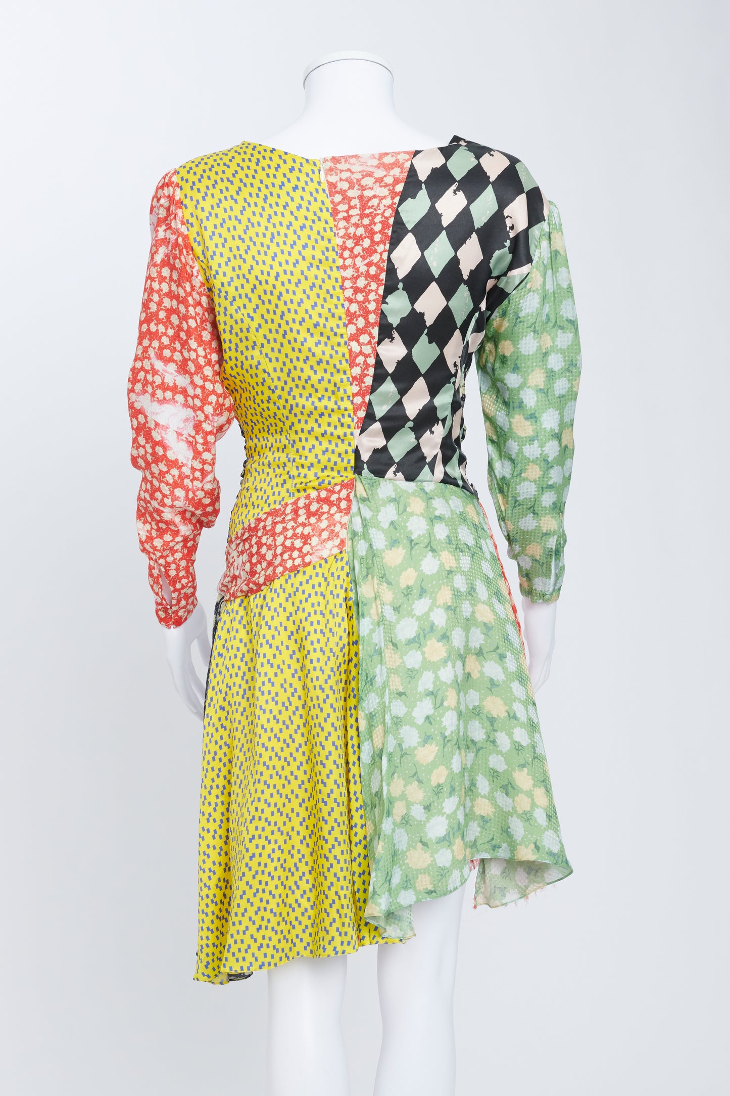 Multicoloured Printed Dress