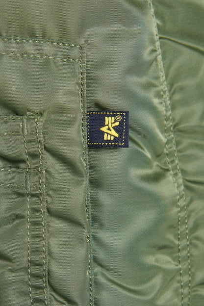 Army Green Reversible Bomber Jacket