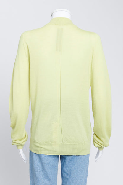 Lime Green Wool Sweater