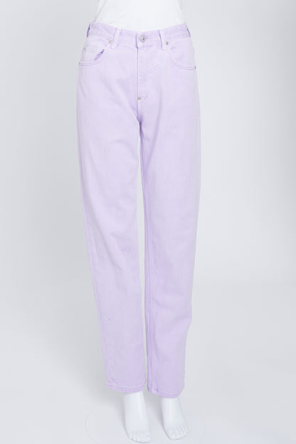 Lilac Denim Trousers