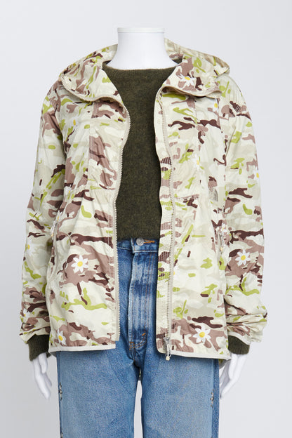 Purple Label x Mark McNairy Daisy Camouflage Print Hooded Windbreaker