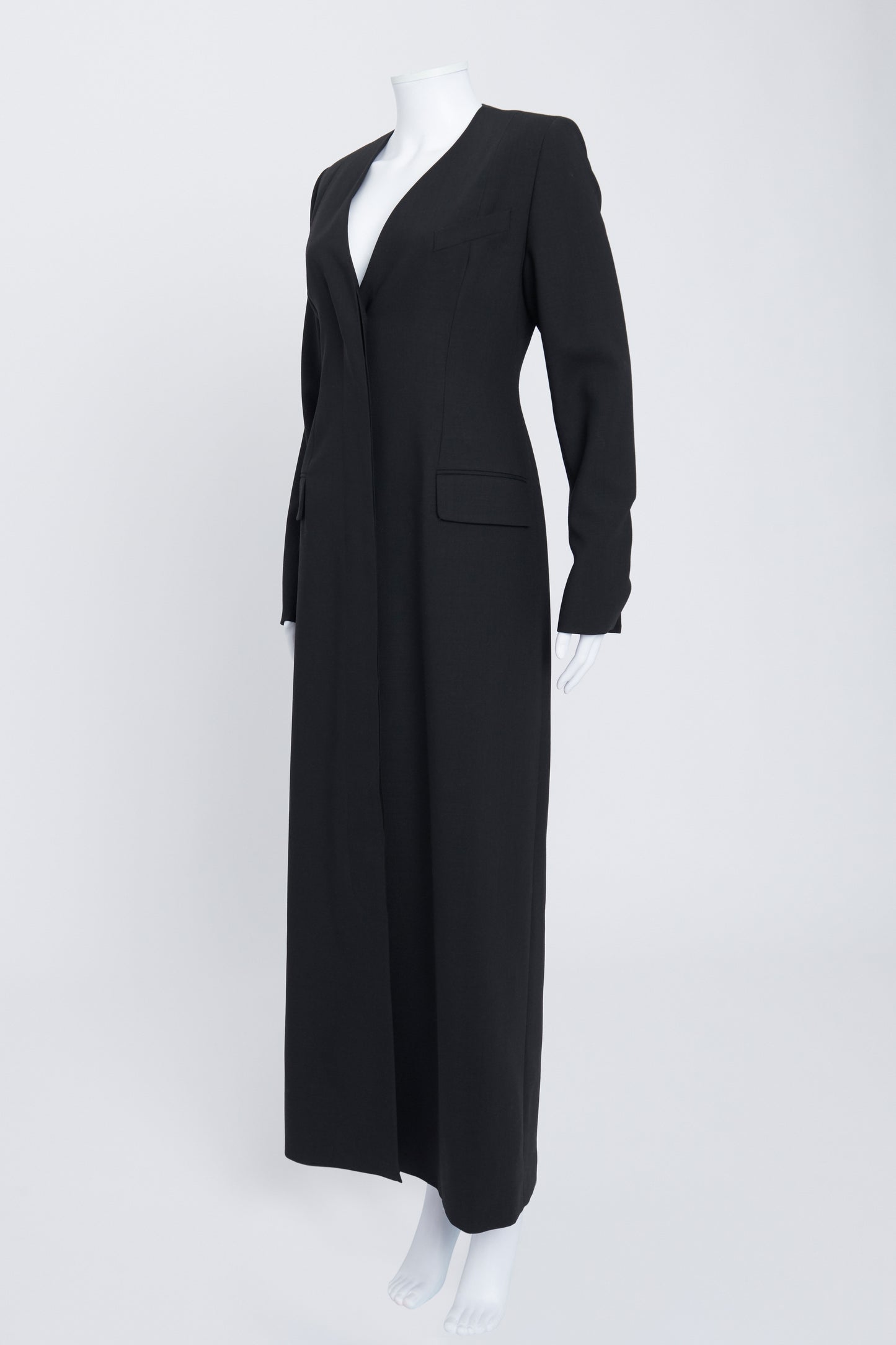 Black Virginia Blazer Maxi Dress
