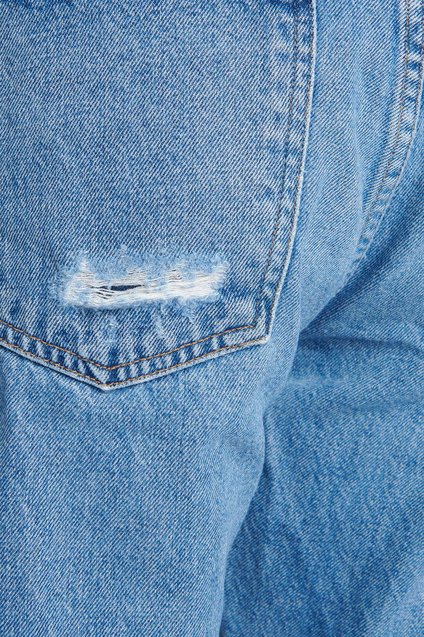 Mid-Blue Wash Feel Good Jeans