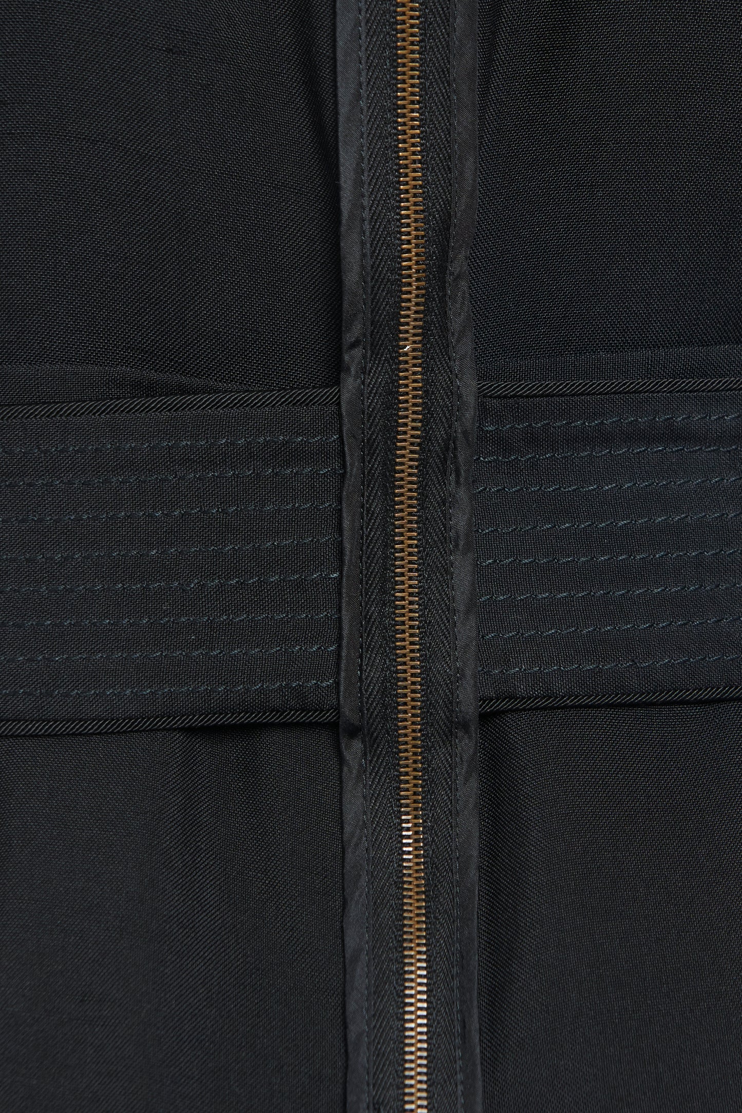 Black Silk Belted Jumpsuit