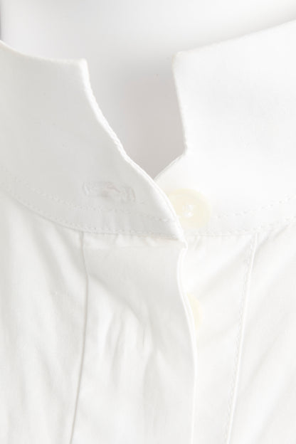 White Cotton Stitched Preowned Tuxedo Shirt