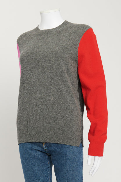 Multicolour Raglan Wool Sweater