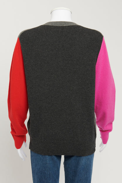 Multicolour Raglan Wool Sweater