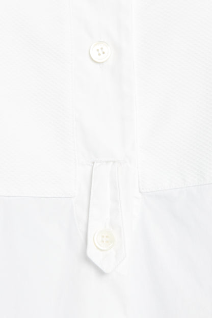 White Tuxedo Style Preowned Shirt