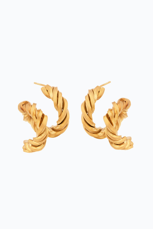 Gold Vermeil A Collision With Fate Earrings