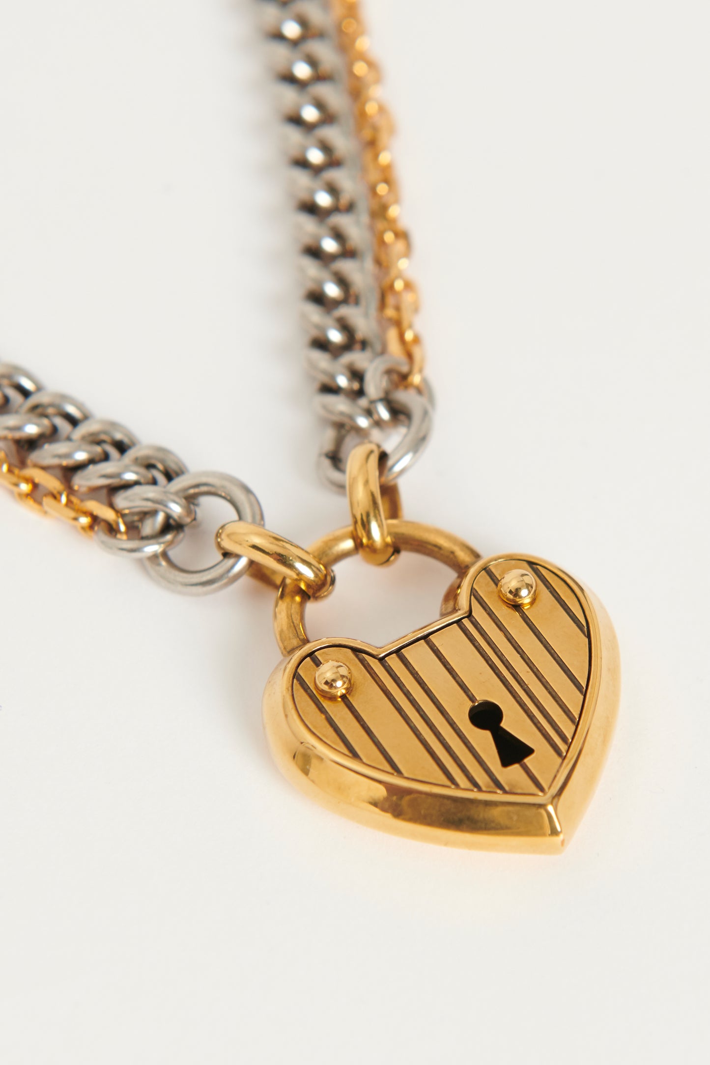 Big Heart Lock Necklace