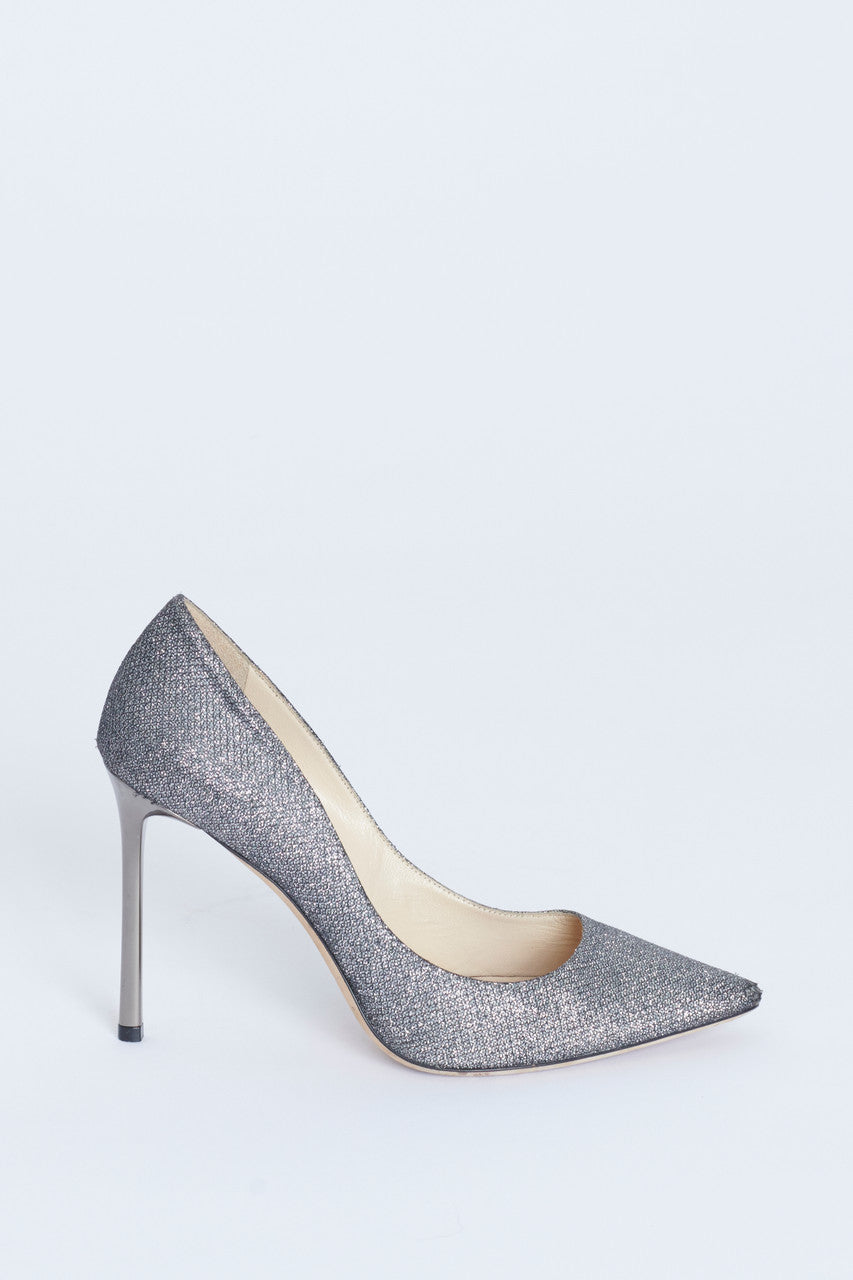 Silver on sale 2in heels