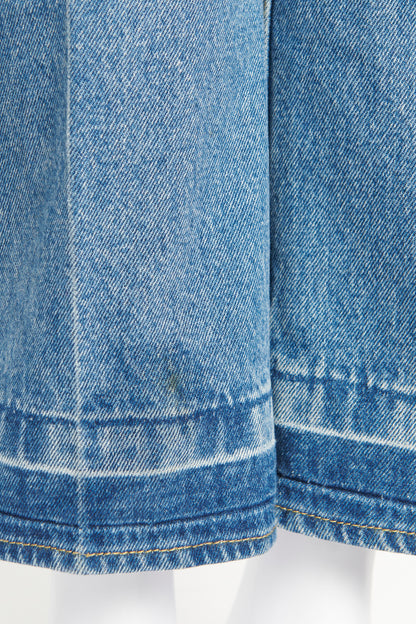 2016 Blue Denim Mid Rise Jeans