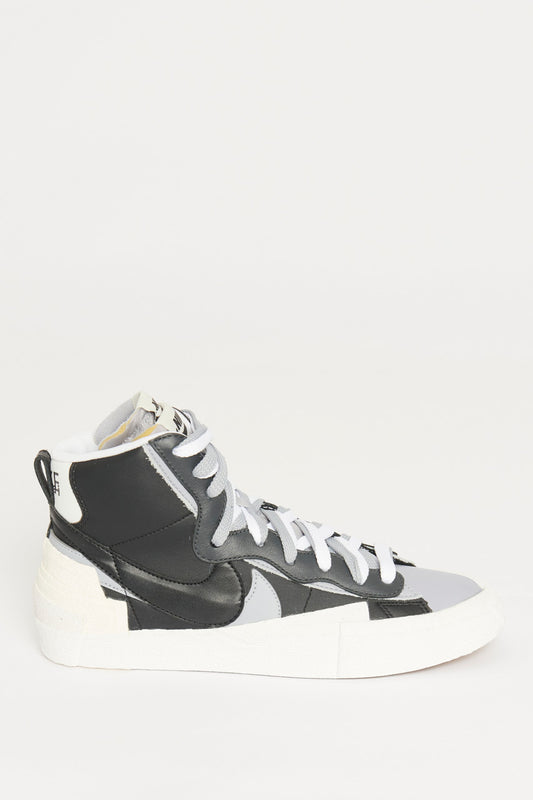 Black / Wolf Grey-White Blazer Mid Preowned Sneakers