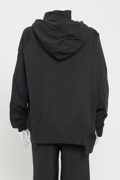Black / Dark Obsidian Double Preowned Zip Hoodie