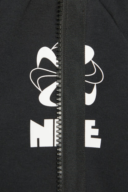 Black / Dark Obsidian Double Preowned Zip Hoodie