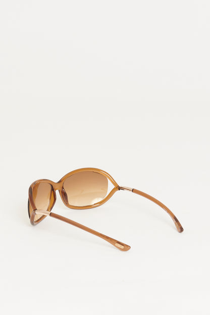Bronze Jennifer Soft Square Preowned Sunglasses [16]