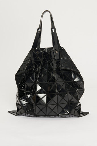 Black PVC Lucent Preowned Tote Bag
