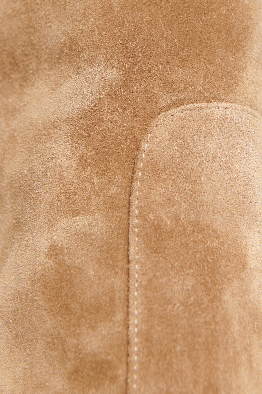 Tan Suede Dana Preowned Knee Boots