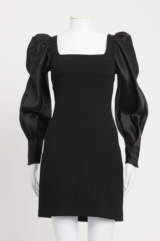 2019 Ready-To-Wear Black Preowned Mini Dress