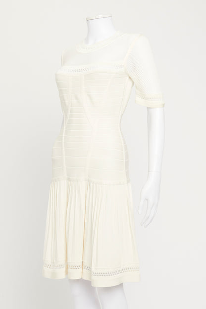 Cream Bandage Haylynn Preowned Dress