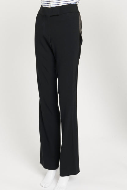 Black Boot Cut Tailored Preowned Suit Trousers