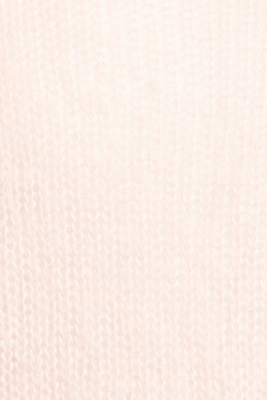 Pale Pink Mohair Blend Lightweight Preowned Jumper