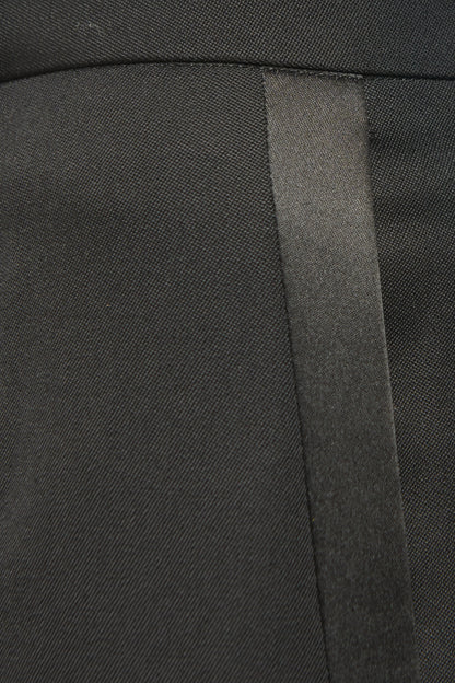 S/S 13 Black Wool Preowned Suit Trousers