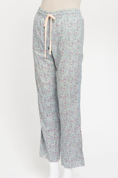 Paisley Print Relaxed Preowned Trousers
