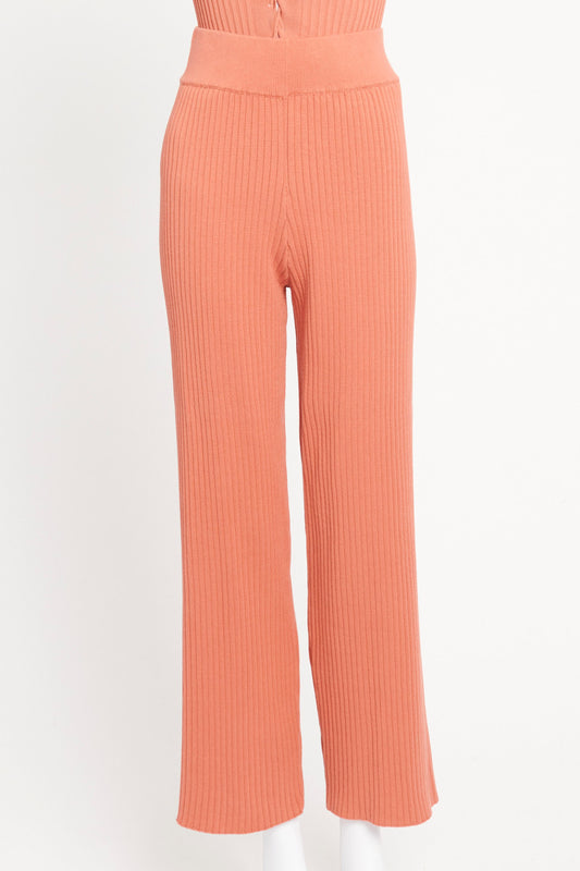 Peach Jasper Jada Knit Preowned Trousers