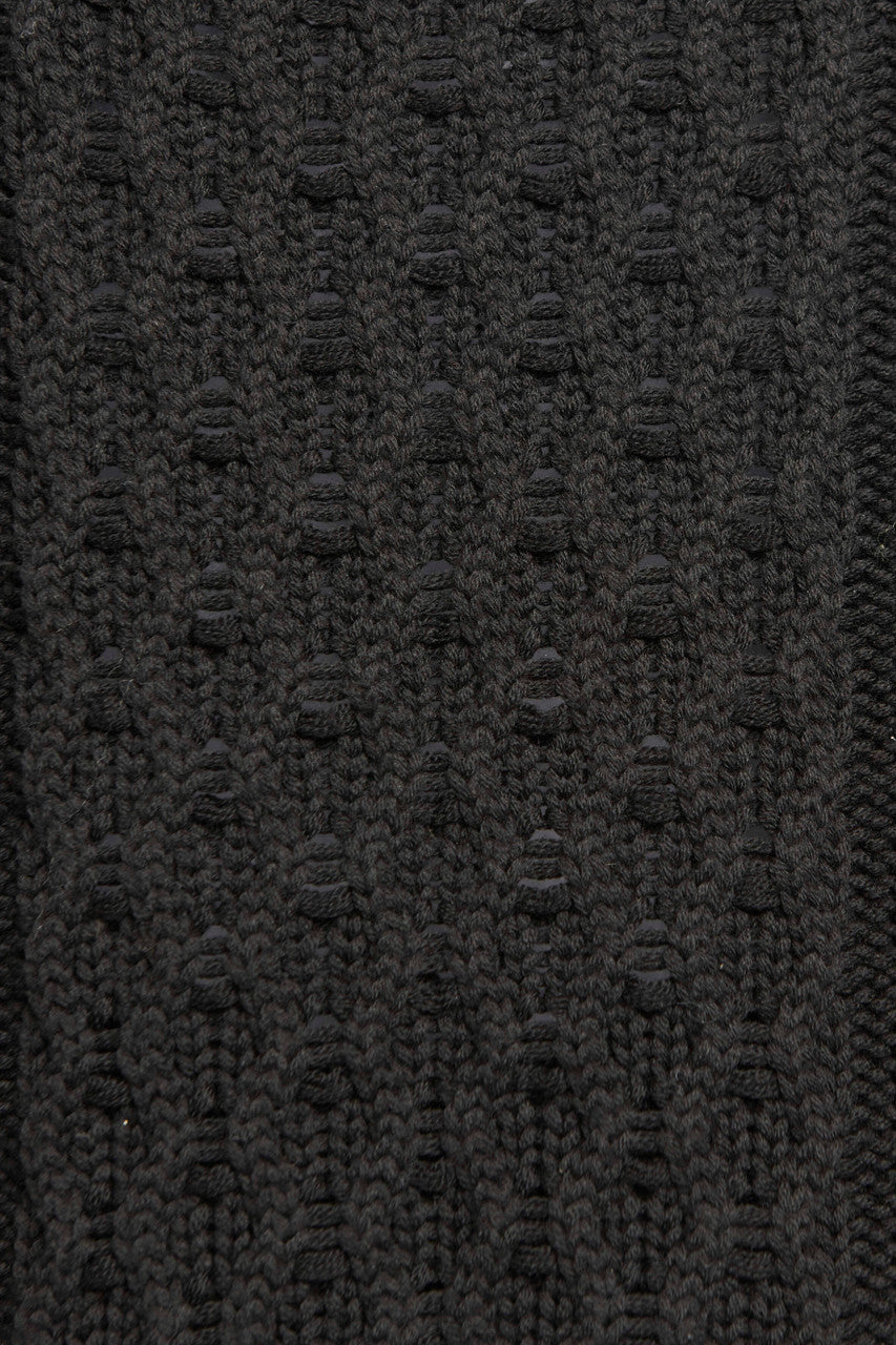 Black Cable Knit Preowned Jumper