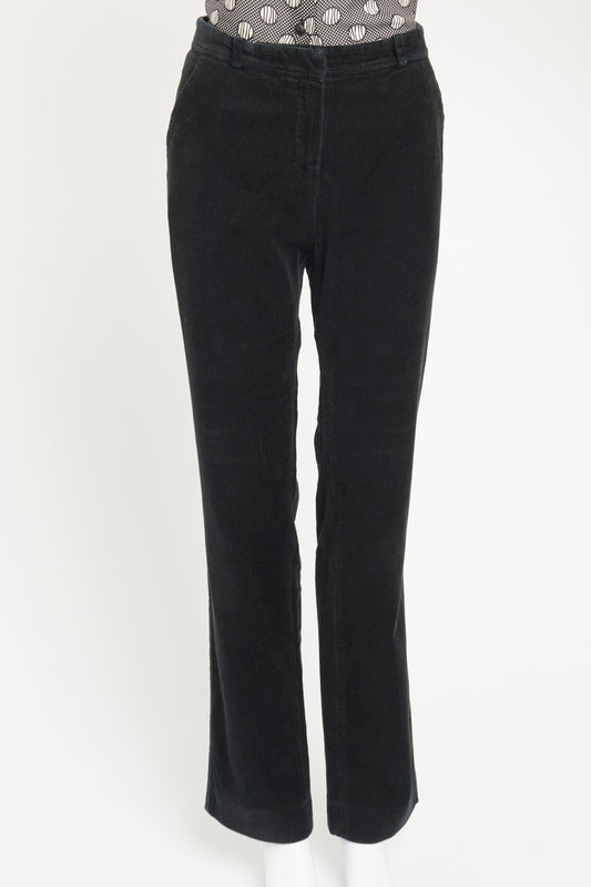 Dark Blue Corduroy Preowned Trousers