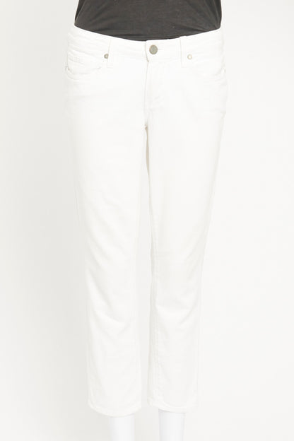 White Straight Leg Preowned Jeans