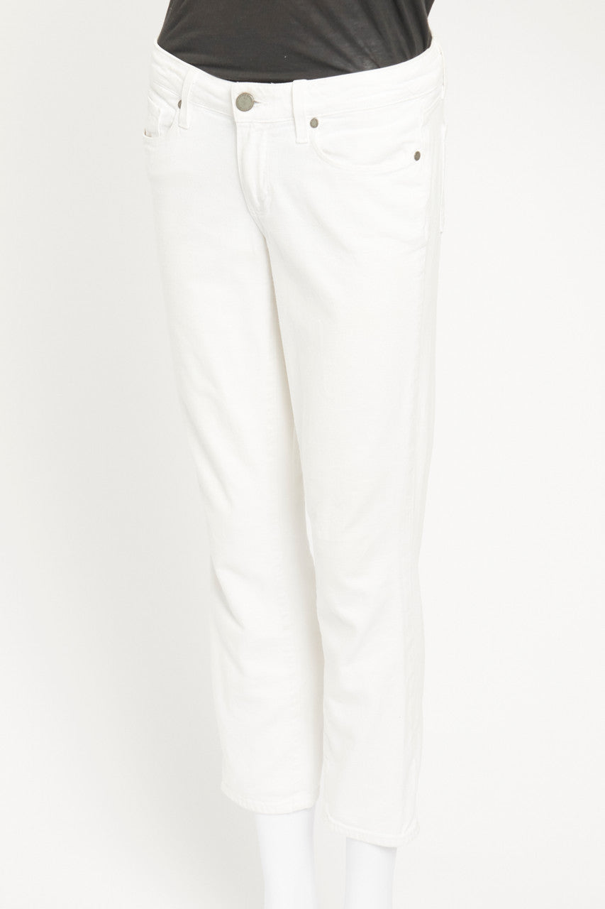 White Straight Leg Preowned Jeans