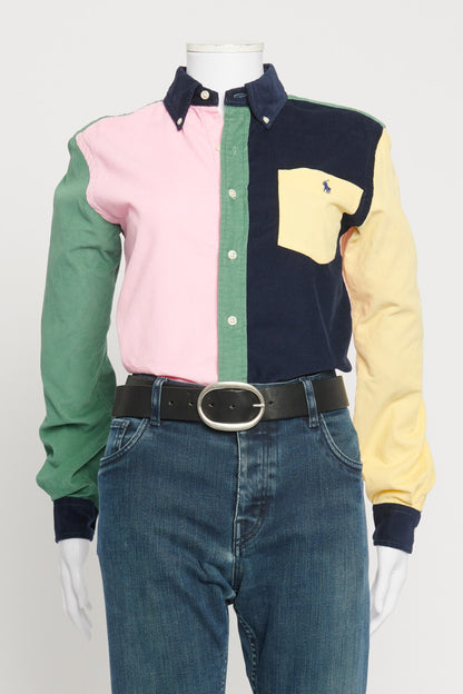 Multicolour Cotton Cord Preowned Fun Shirt