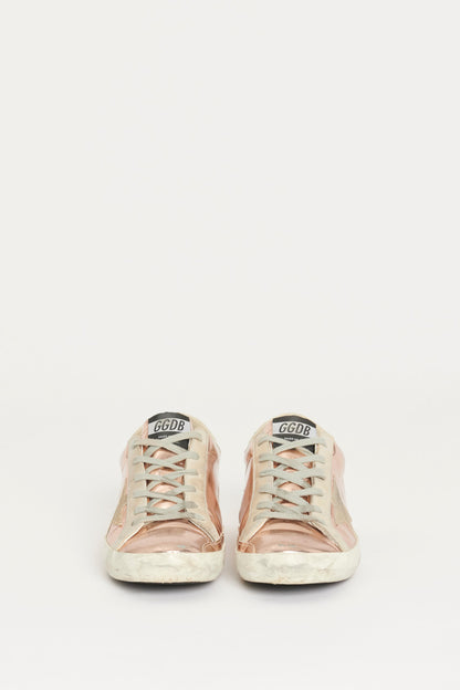 Rose Gold Superstar Preowned Trainers