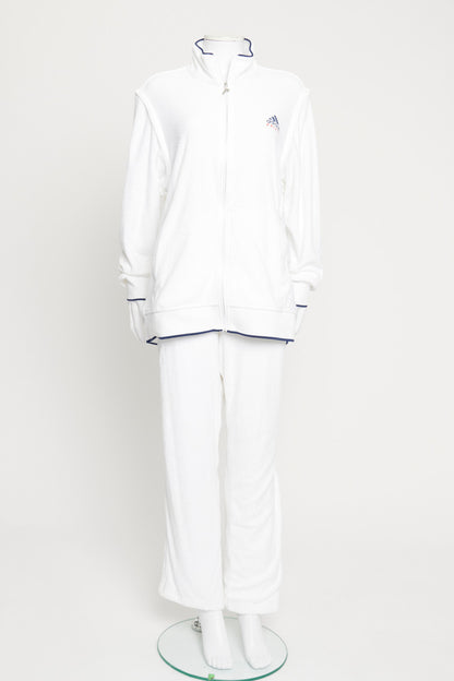 White Wimbledon 2018 Preowned Tracksuit Bottoms