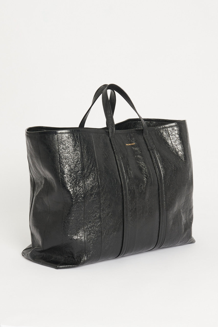 Black Barbés Preowned Shopping Tote