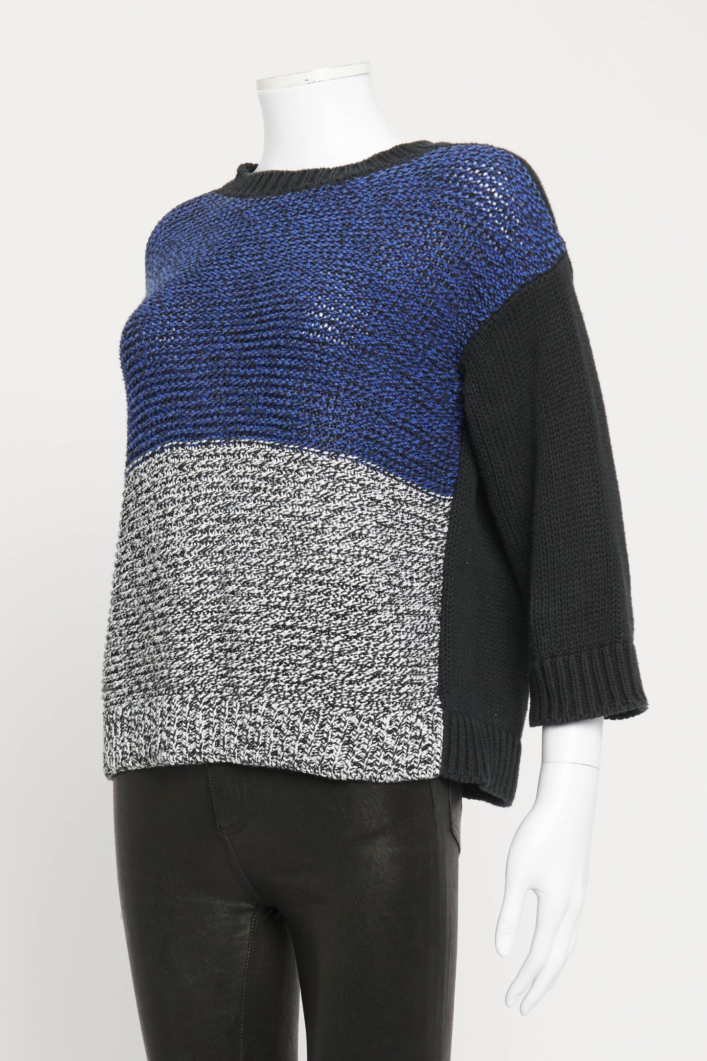 Multi Colourblock Knitted Preowned Jumper