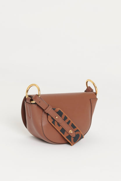 Brown Leather Marlee Preowned Shoulder Bag