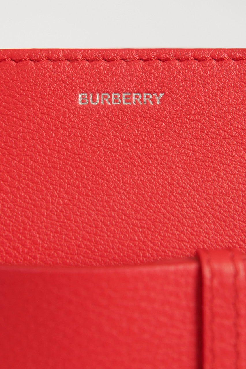 Red Leather Large Preowned Tote Bag