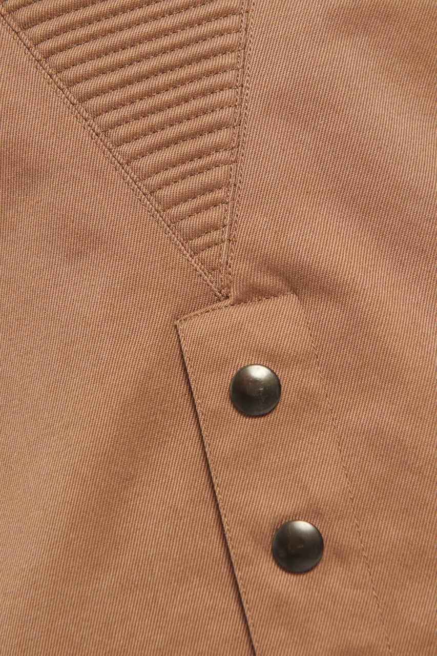 c.1980s Camel Fitted Waist Preowned Jacket