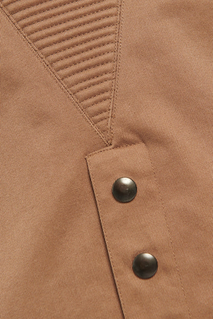 c.1980s Camel Fitted Waist Preowned Jacket