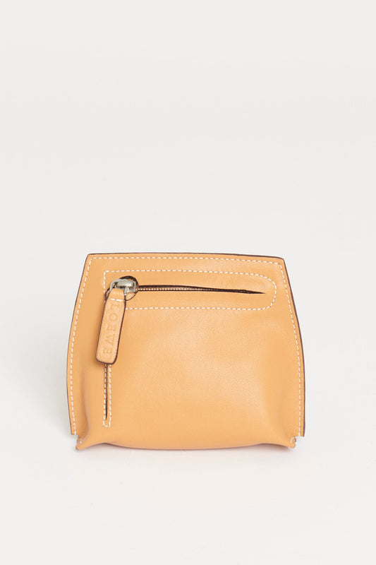 Tan Leather Preowned Purse