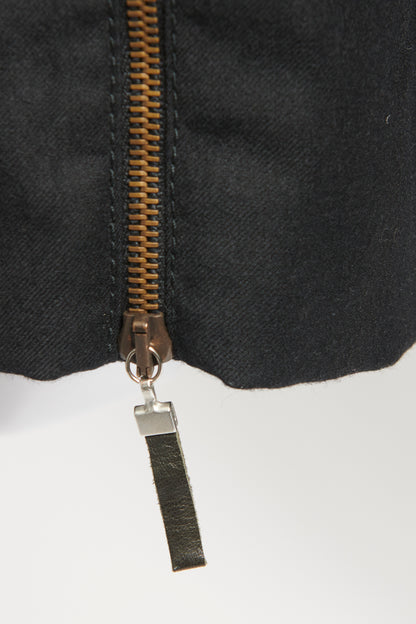 Black Skinny Flare Preowned Trousers