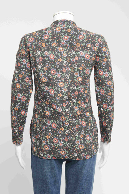 Multi Floral Textured Preowned Blouse