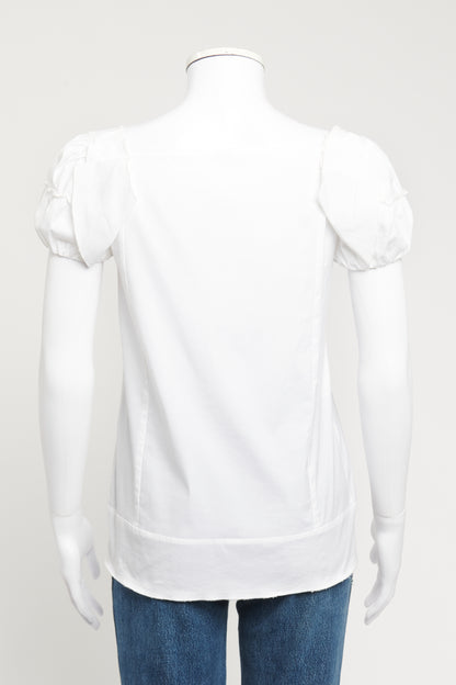 2008 White Preowned Blouse