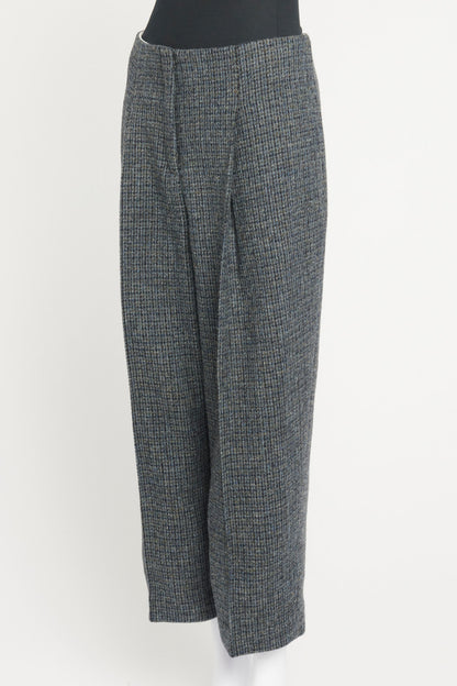 Grey Tweed Preowned Trousers